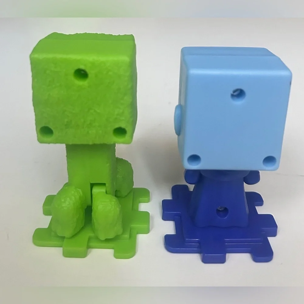 McDonald's Minecraft Creeper & Evoker Figure Toys